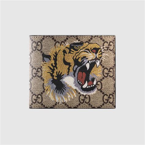 gucci wallet men tiger|gucci men's wallet knockoff.